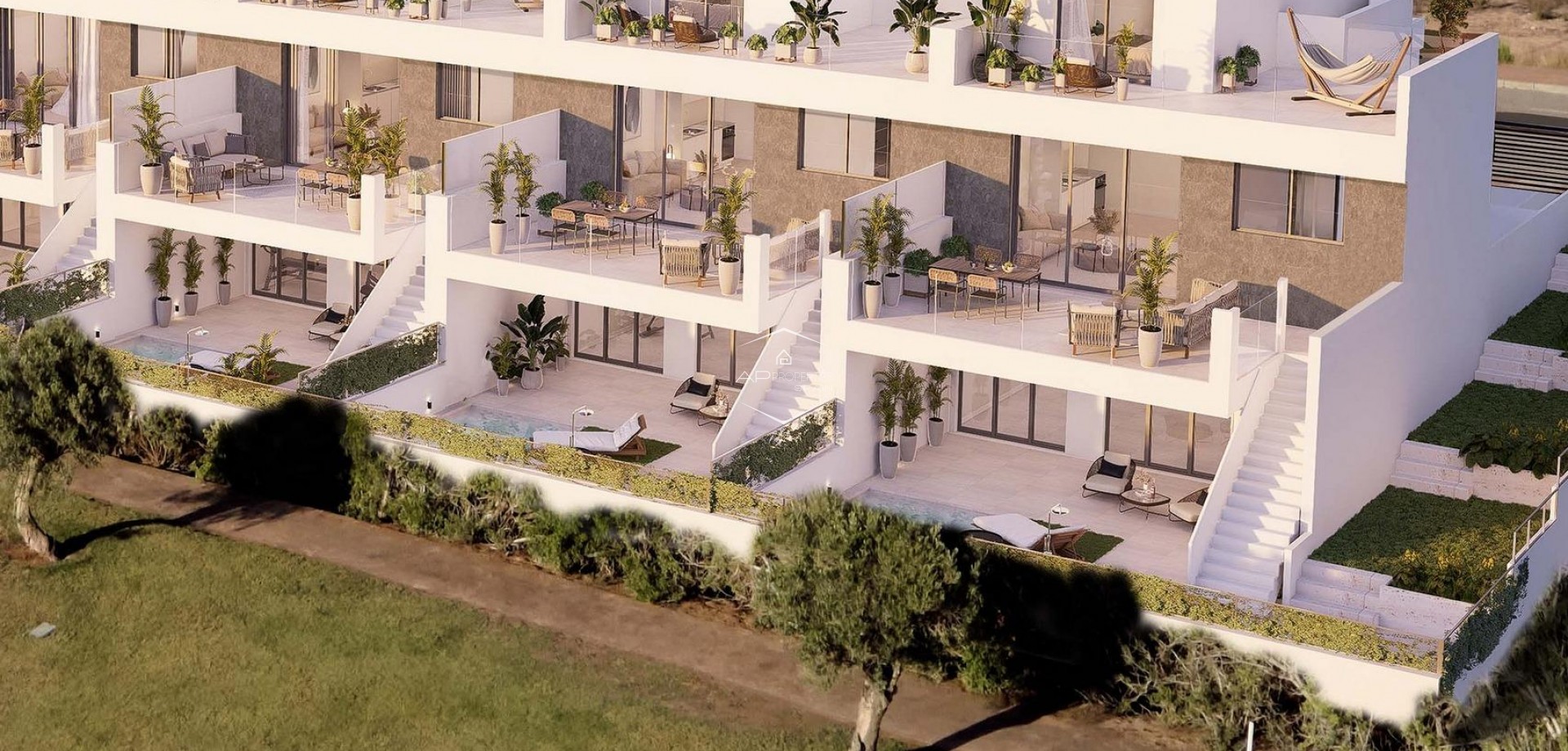 Nieuwbouw Woningen - Geschakelde woning -
Los Alcázares - Serena Golf