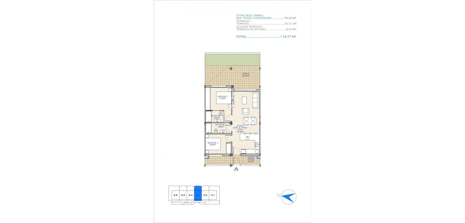 Nieuwbouw Woningen - Appartement / flat -
Los Alcázares - Serena Golf