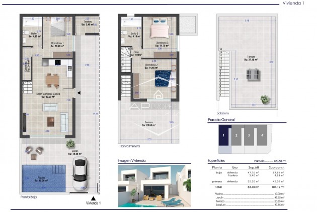 Nouvelle construction - Villa / Indépendante -
San Pedro del Pinatar - Pueblo