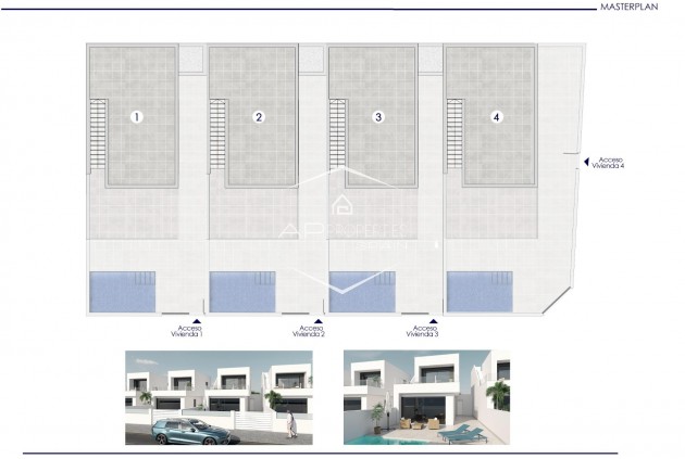 Nieuwbouw Woningen - Villa / Vrijstaand -
San Pedro del Pinatar - Pueblo