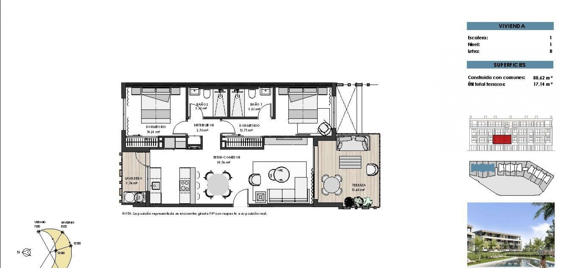 Nouvelle construction - Appartement -
Torre Pacheco - Santa Rosalia