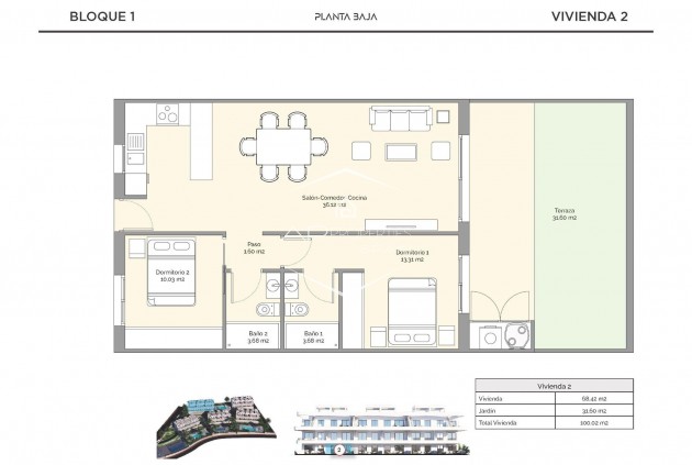 Nieuwbouw Woningen - Appartement / flat -
Finestrat - Golf Piug Campana