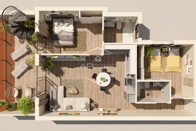 Nieuwbouw Woningen - Apartment - Penthouse -
Torrevieja - Centro