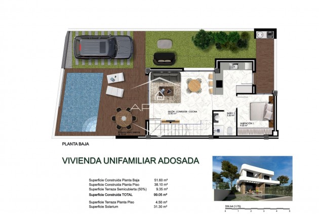 Nueva construcción  - Villa / Independiente -
Los Montesinos - La Herrada