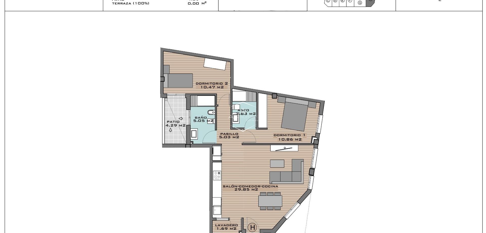 Nieuwbouw Woningen - Appartement / flat -
Algorfa - Pueblo