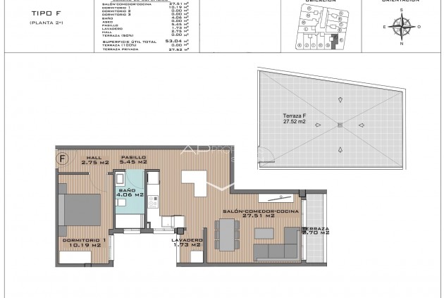 Nieuwbouw Woningen - Apartment - Penthouse -
Algorfa - Pueblo