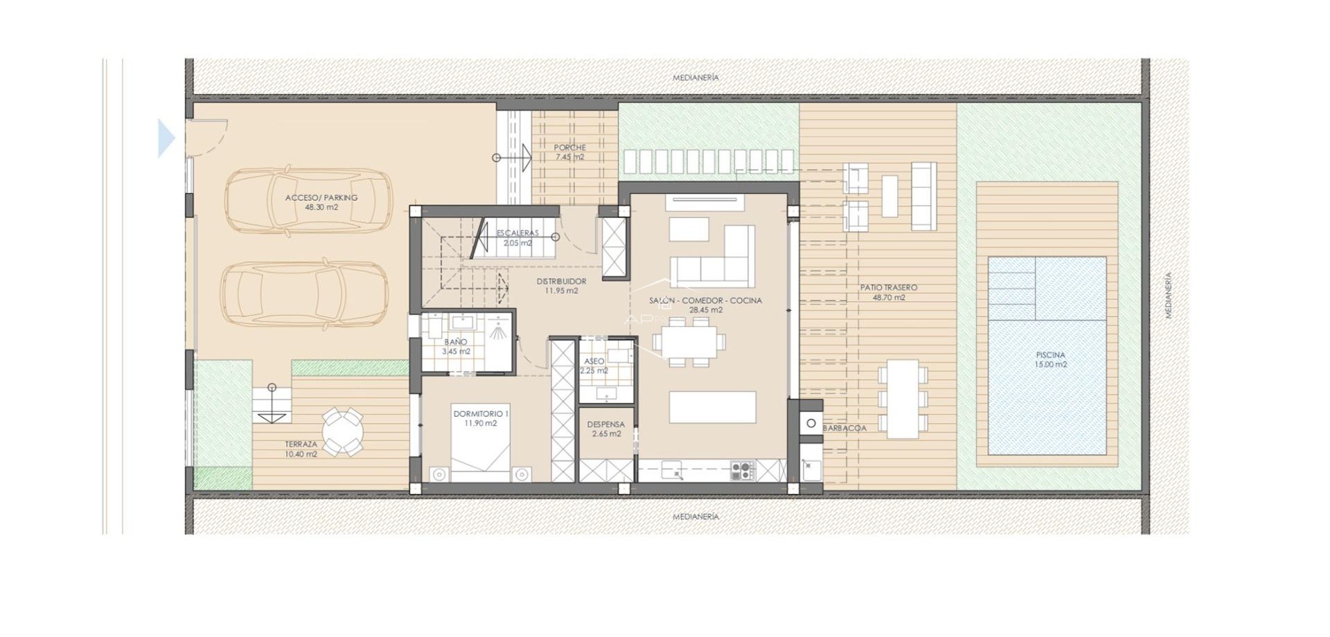 Nouvelle construction - Villa / Indépendante -
San Juan de los Terreros - Las Mimosas