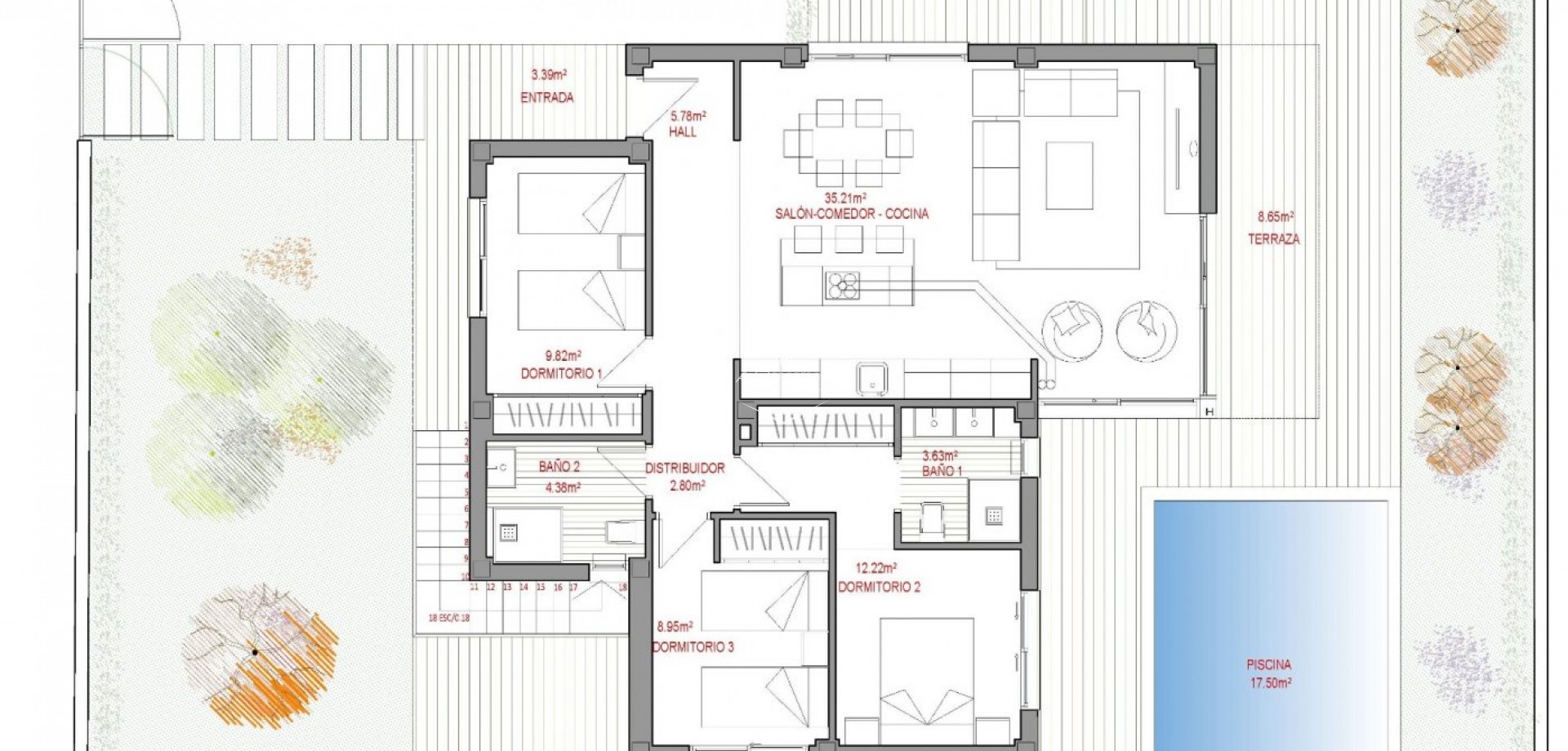 Nieuwbouw Woningen - Villa / Vrijstaand -
Polop - Alberca