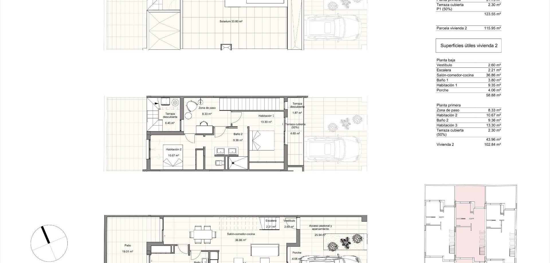 Nieuwbouw Woningen - Geschakelde woning -
Pilar de la Horadada - La Torre de la Horadada