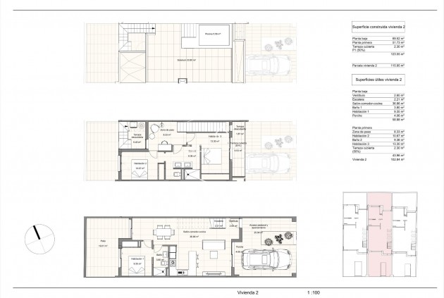 Nieuwbouw Woningen - Geschakelde woning -
Pilar de la Horadada - La Torre de la Horadada