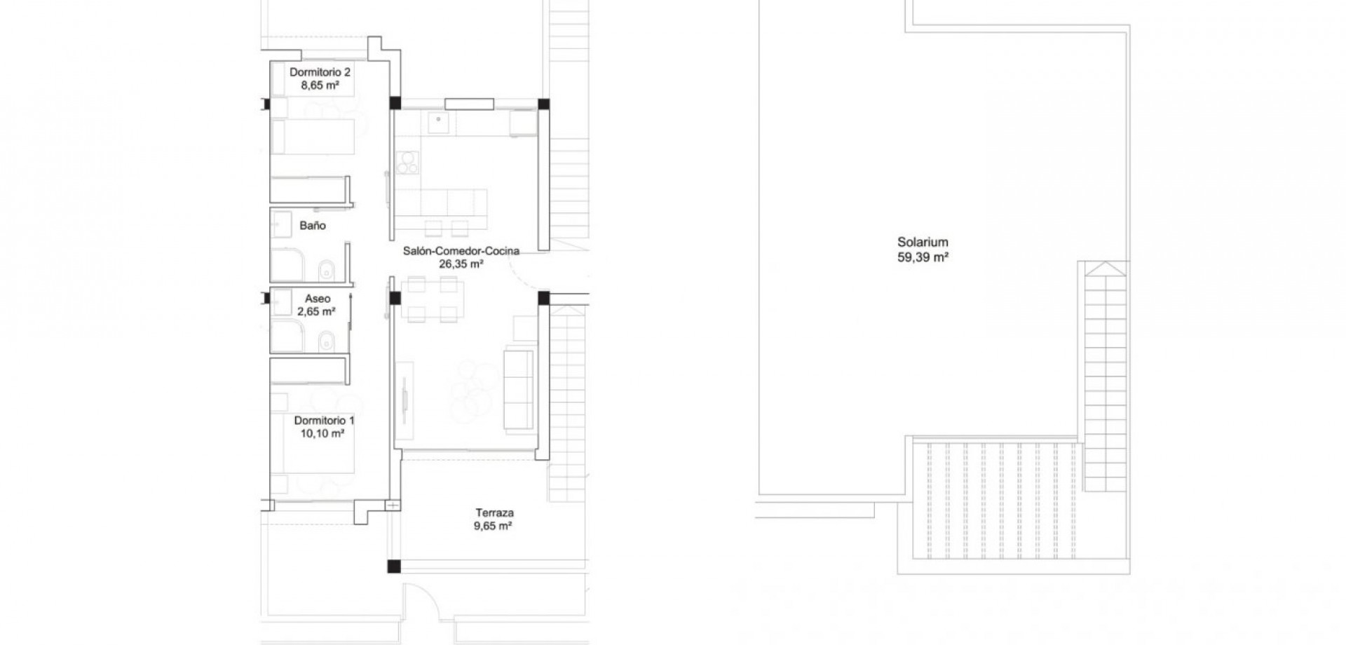 Nieuwbouw Woningen - Bungalow -
Orihuela Costa - PAU 26