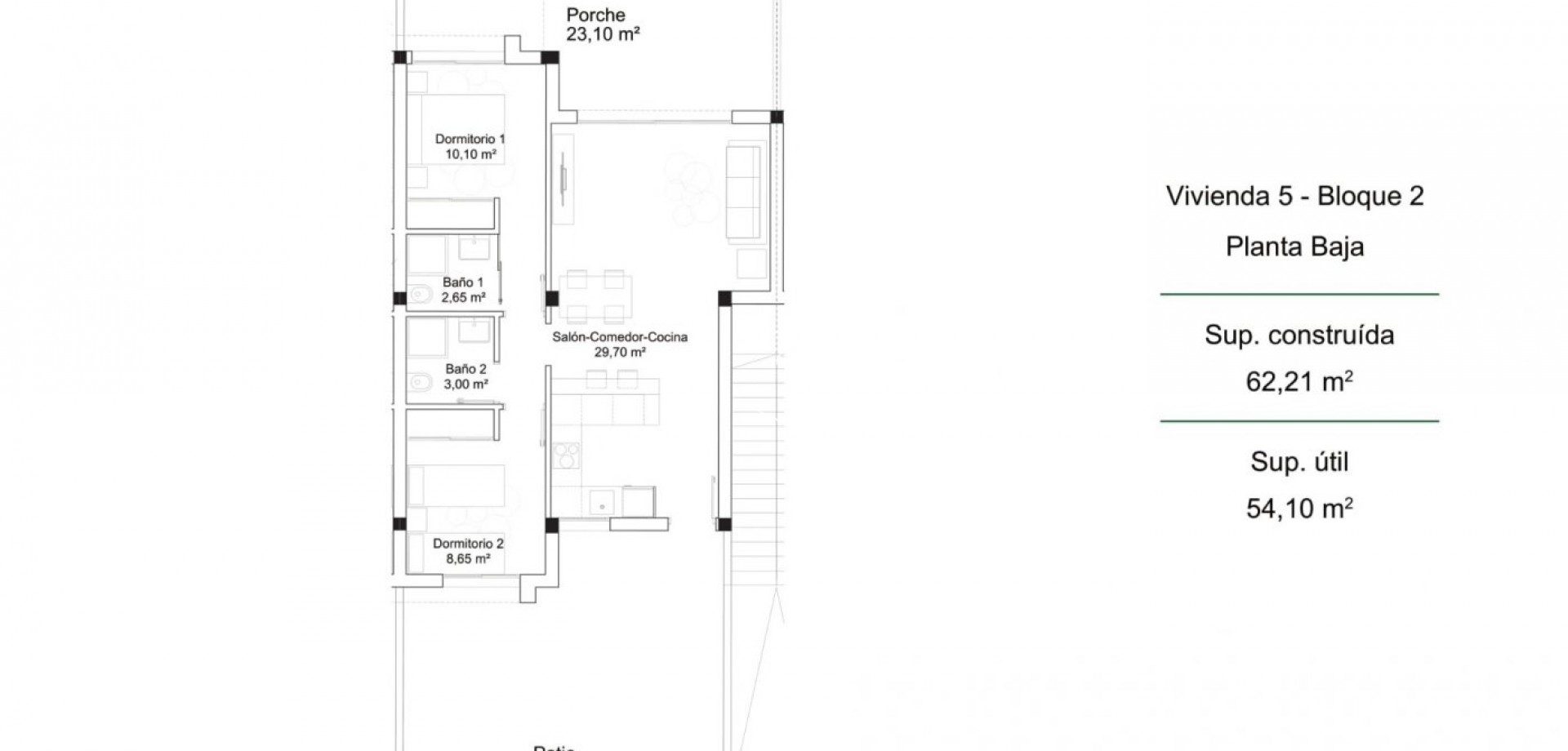 Nieuwbouw Woningen - Bungalow -
Orihuela Costa - PAU 26