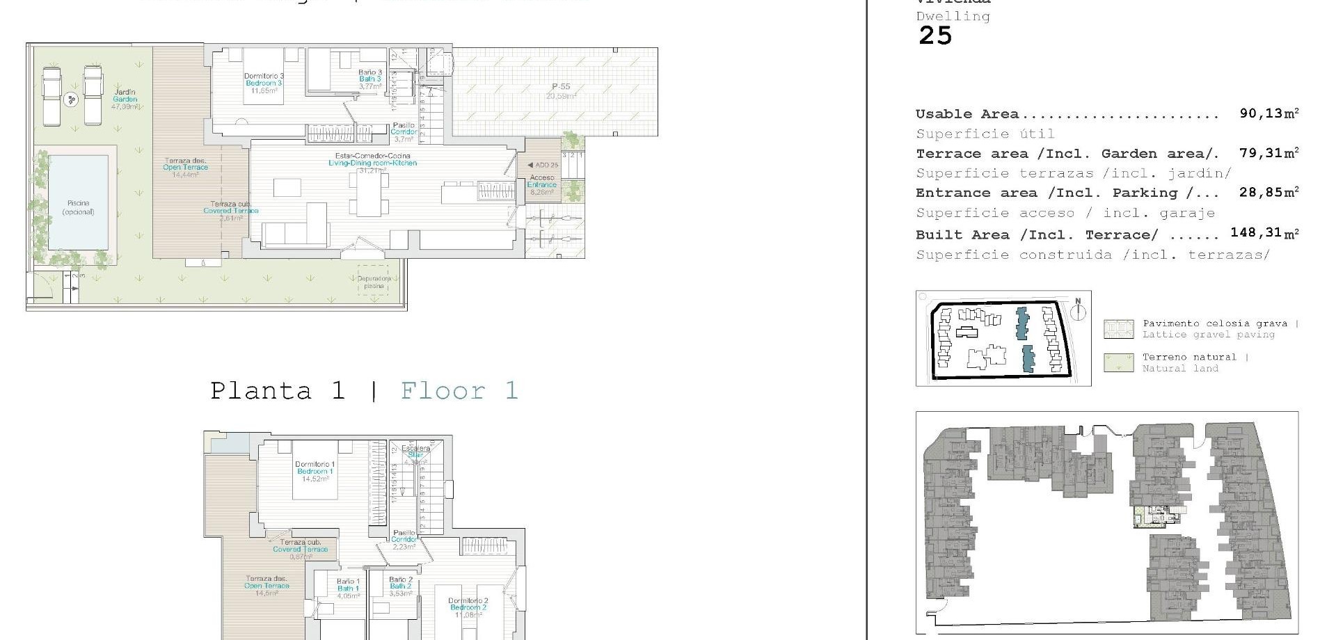 Nieuwbouw Woningen - Geschakelde woning -
El Verger - Zona De La Playa