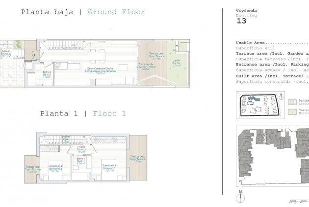 Nieuwbouw Woningen - Geschakelde woning -
El Verger - Zona De La Playa