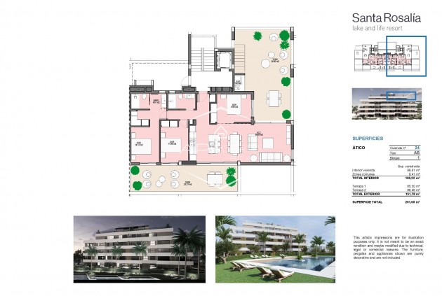 Nouvelle construction - Apartment - Penthouse -
Torre Pacheco - Santa Rosalia