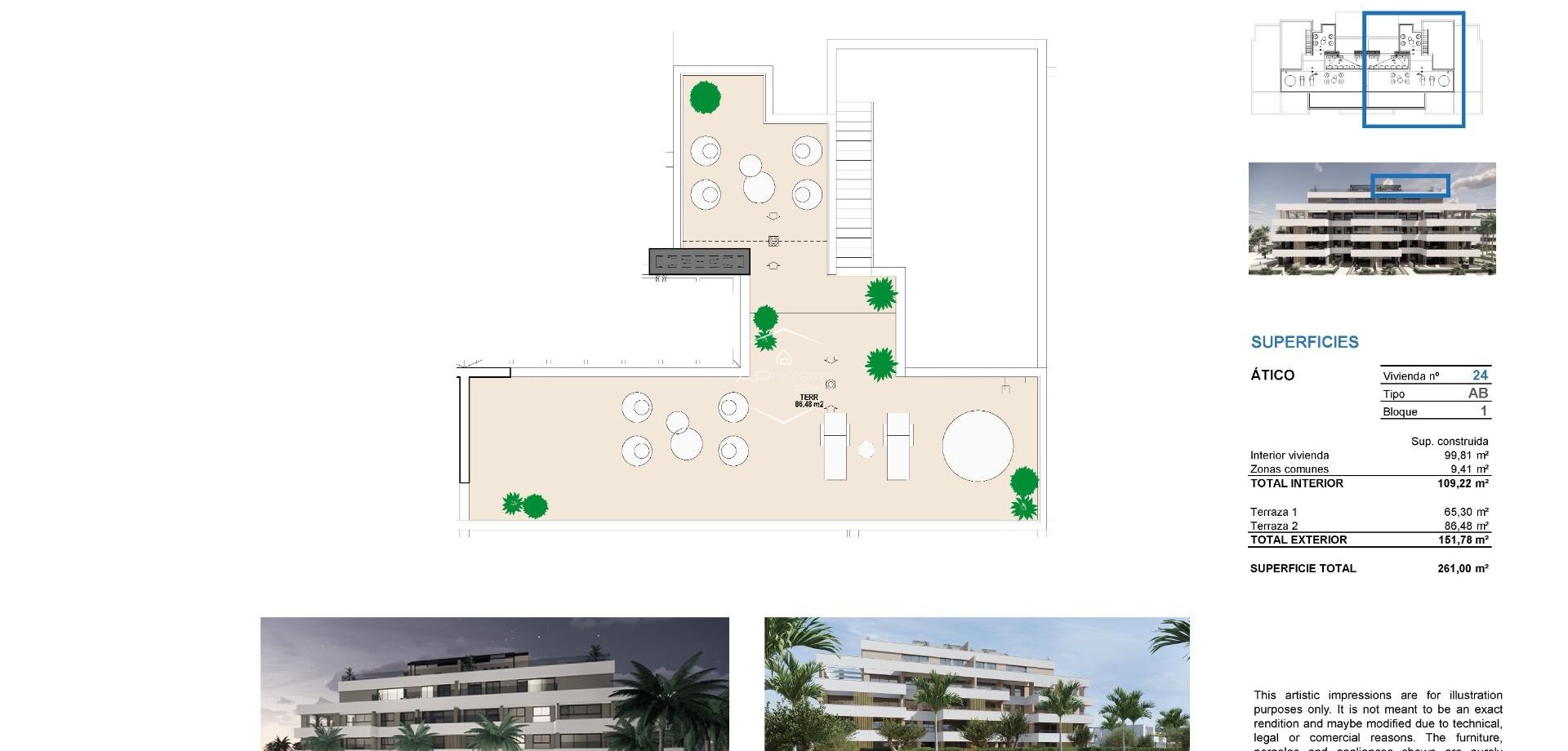 New Build - Apartment - Penthouse -
Torre Pacheco - Santa Rosalia