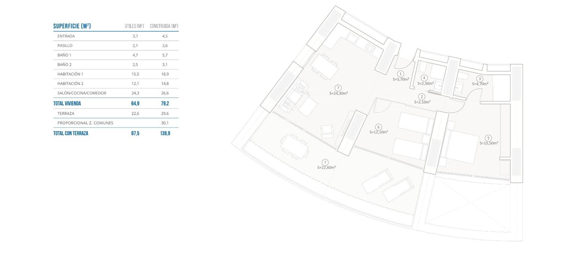 New Build - Apartment / flat -
Benidorm - Poniente