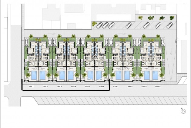 Nueva construcción  - Villa / Independiente -
Los Nietos - Centro