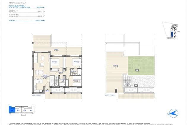 Nueva construcción  - Apartment - Penthouse -
Los Alcázares - Serena Golf