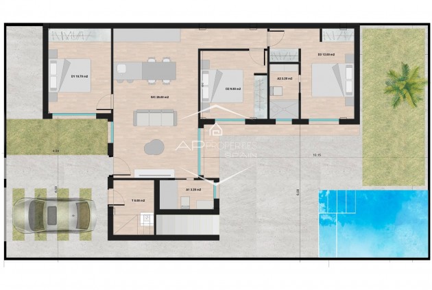 Nieuwbouw Woningen - Villa / Vrijstaand -
Torre Pacheco - Roldán