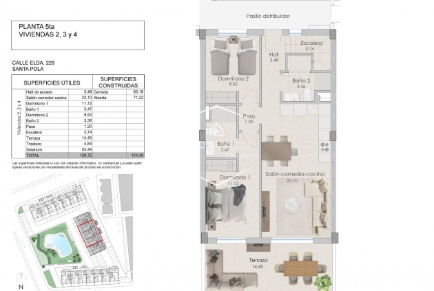 Nowy budynek - Apartment - Penthouse -
Santa Pola - Tamarit