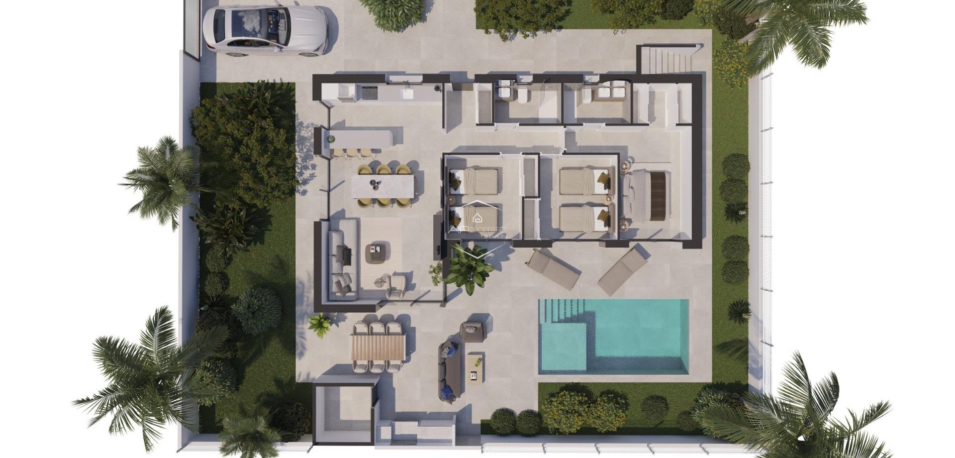 Nieuwbouw Woningen - Villa / Vrijstaand -
Polop - Alberca