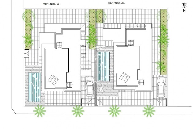 Nieuwbouw Woningen - Villa / Vrijstaand -
Torrevieja - La Mata Pueblo