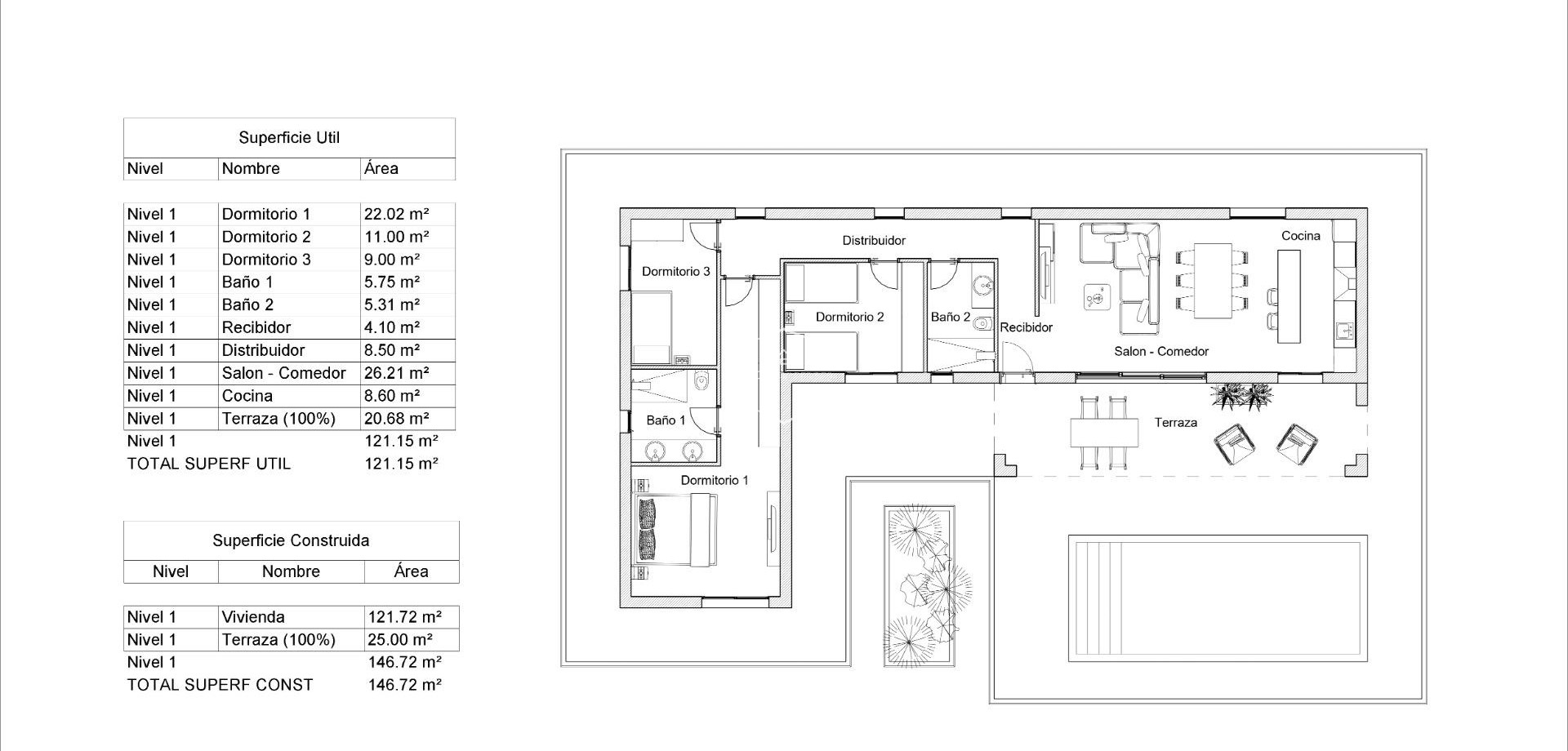 Nouvelle construction - Villa / Indépendante -
Pinoso - Lel