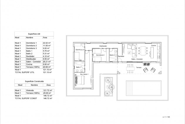 New Build - Villa / Detached -
Pinoso - Lel