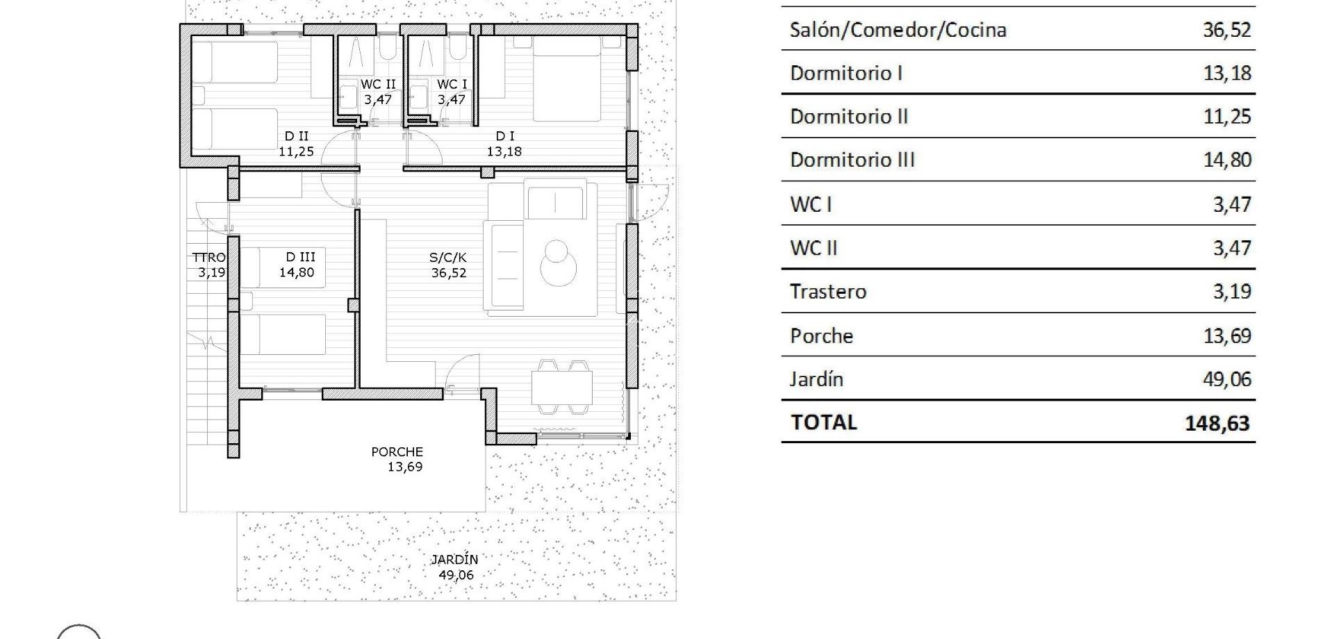 Nieuwbouw Woningen - Bungalow -
San Miguel de Salinas - Pueblo