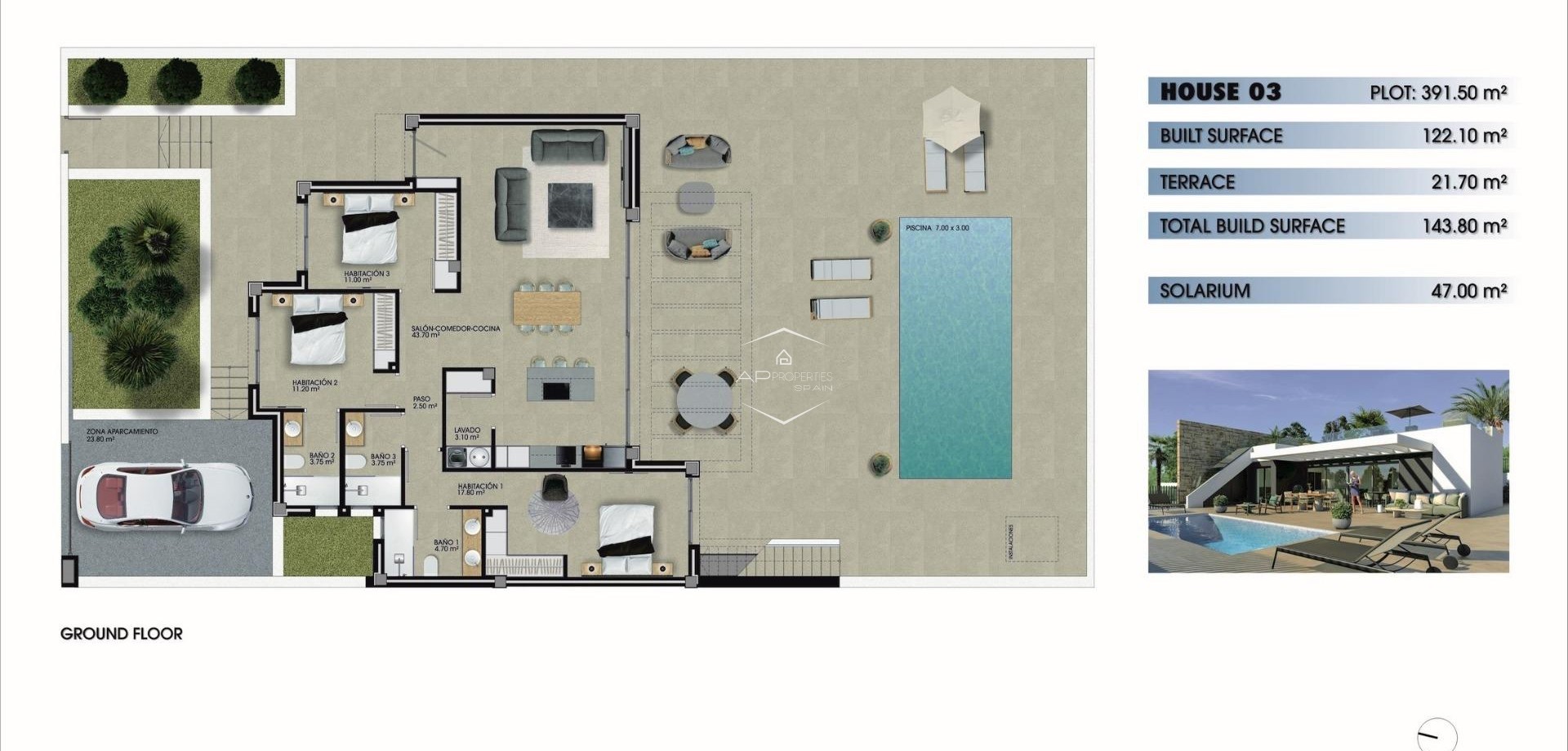 Nueva construcción  - Villa / Independiente -
Mutxamel - Dorado Country Club