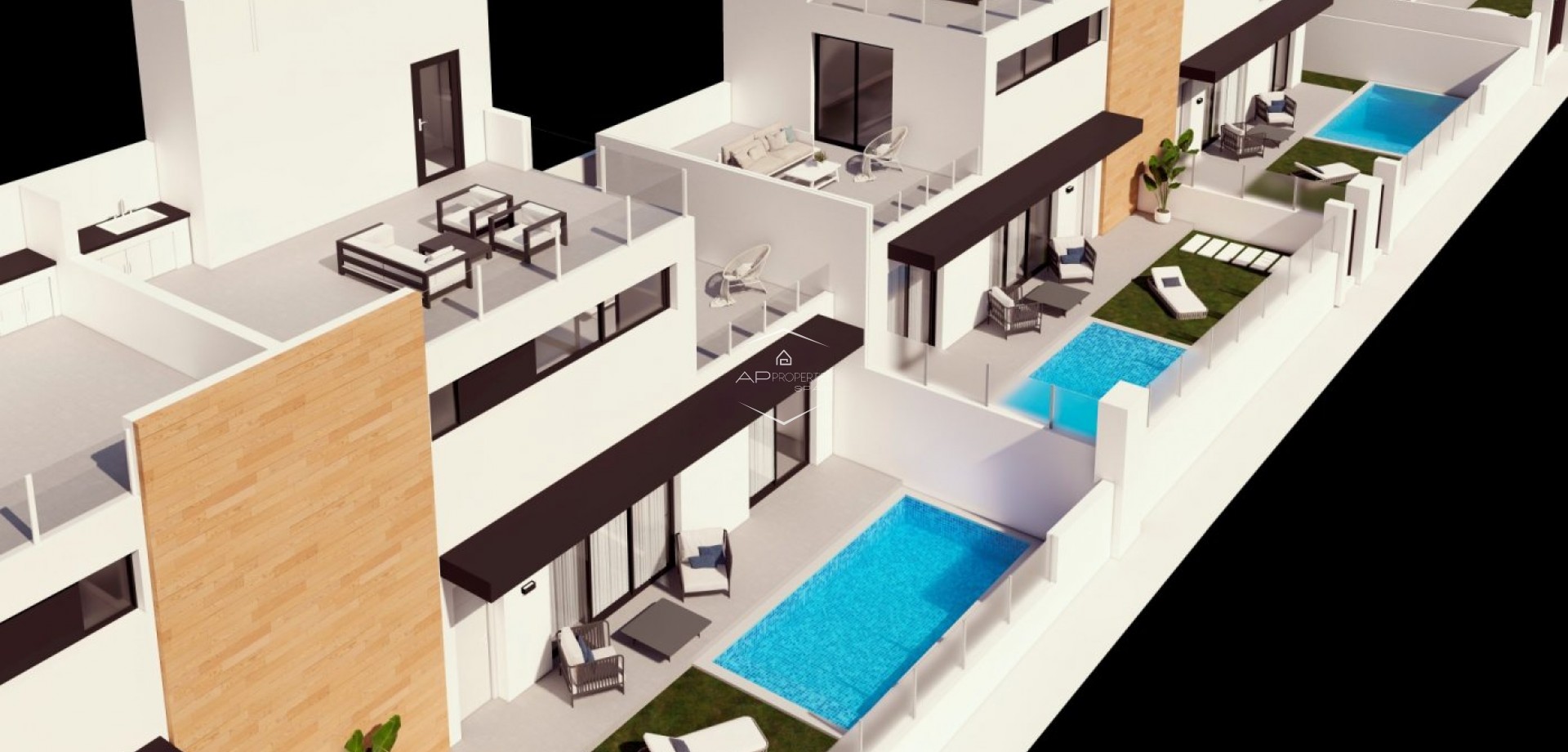 Nieuwbouw Woningen - Geschakelde woning -
Orihuela Costa - Las Filipinas