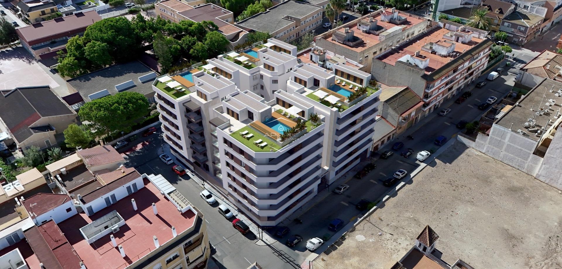 New Build - Apartment - Penthouse -
Almoradí - Center