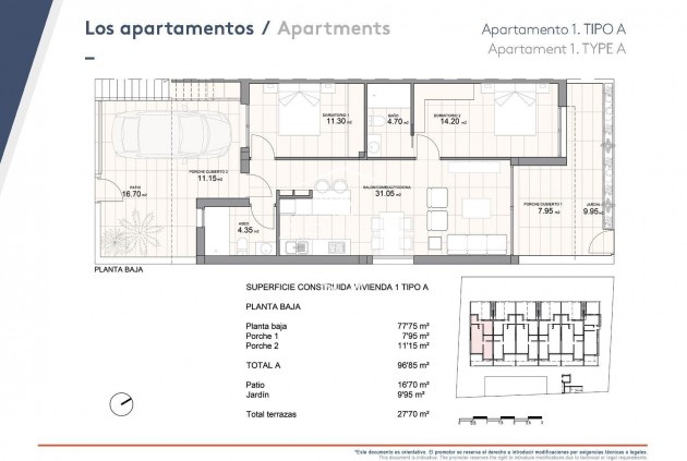 Nueva construcción  - Bungalow -
Pilar de la Horadada - Zona Pueblo