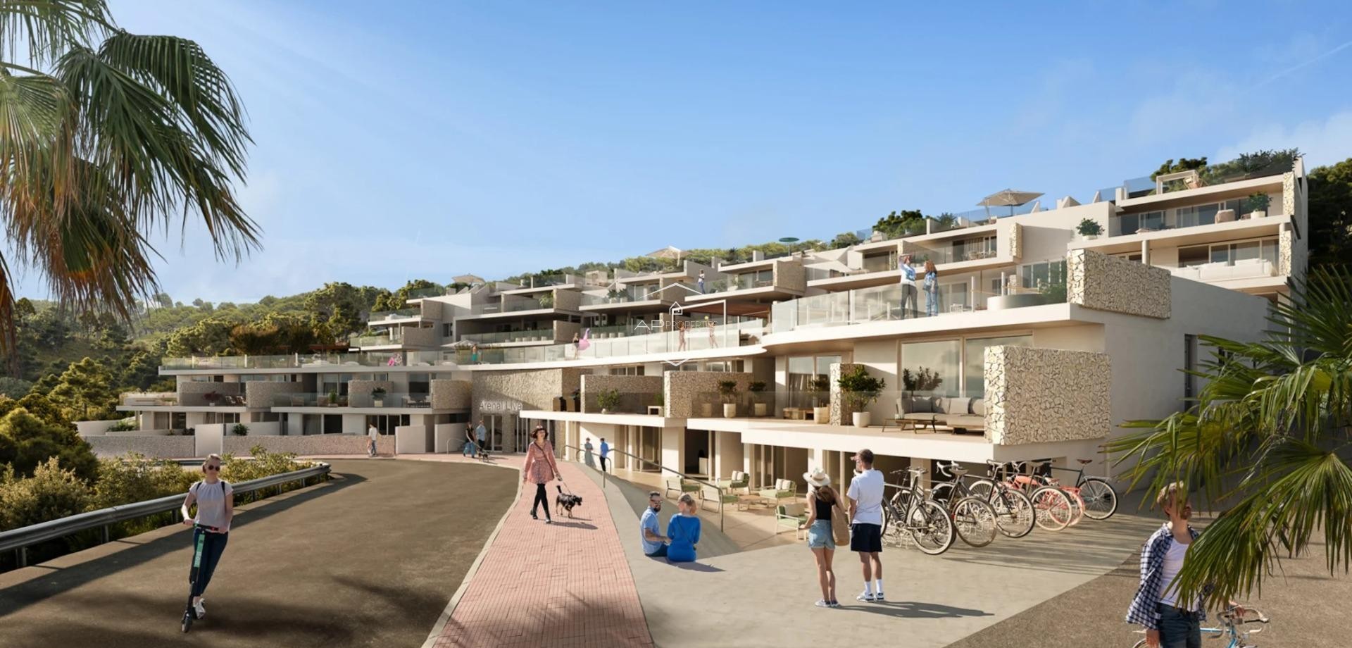 Nieuwbouw Woningen - Appartement / flat -
Arenal d´en Castell - pueblo