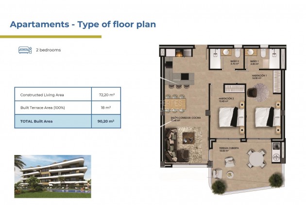 New Build - Apartment - Penthouse -
Orihuela Costa - Punta Prima