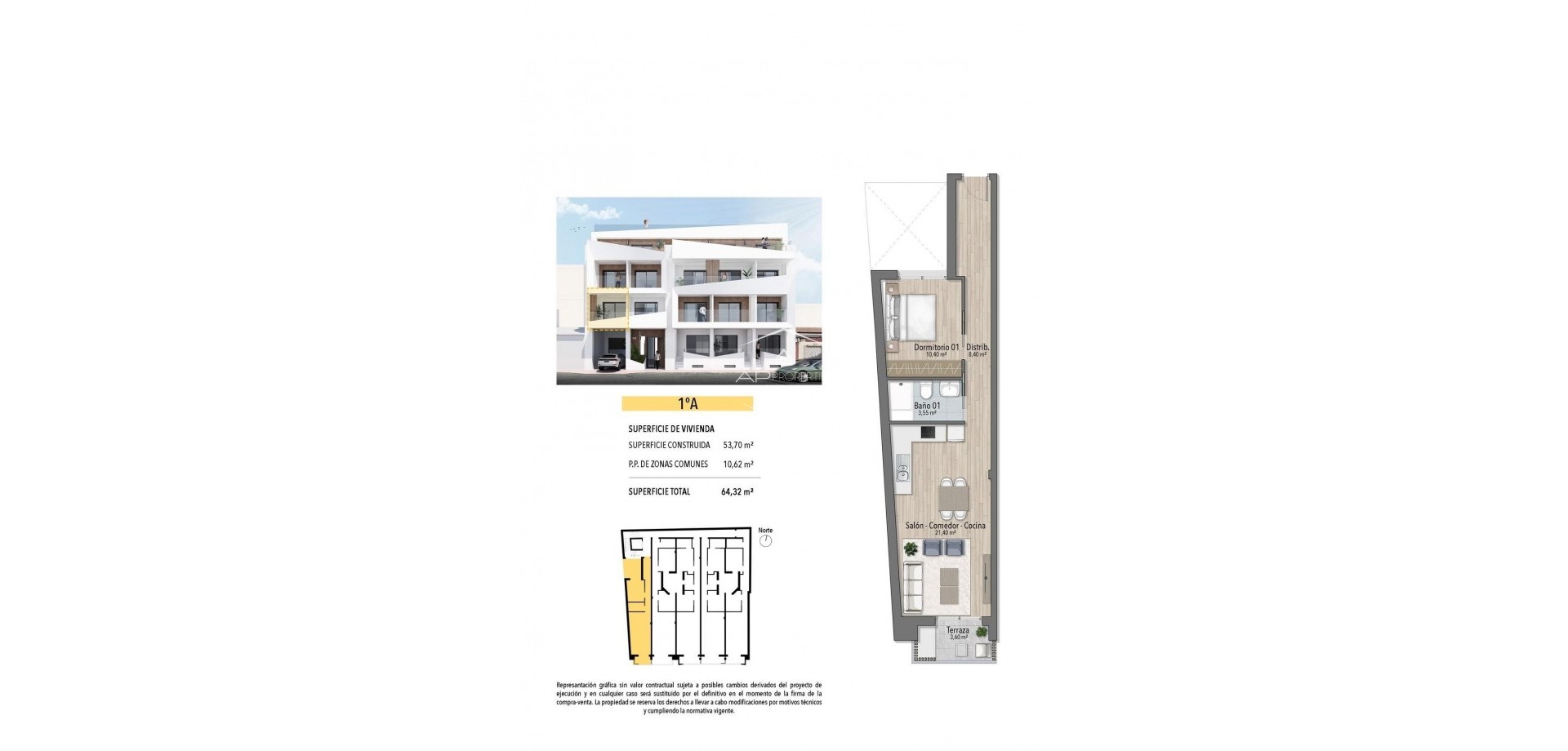 Nouvelle construction - Appartement -
Torrevieja - Playa Del Cura