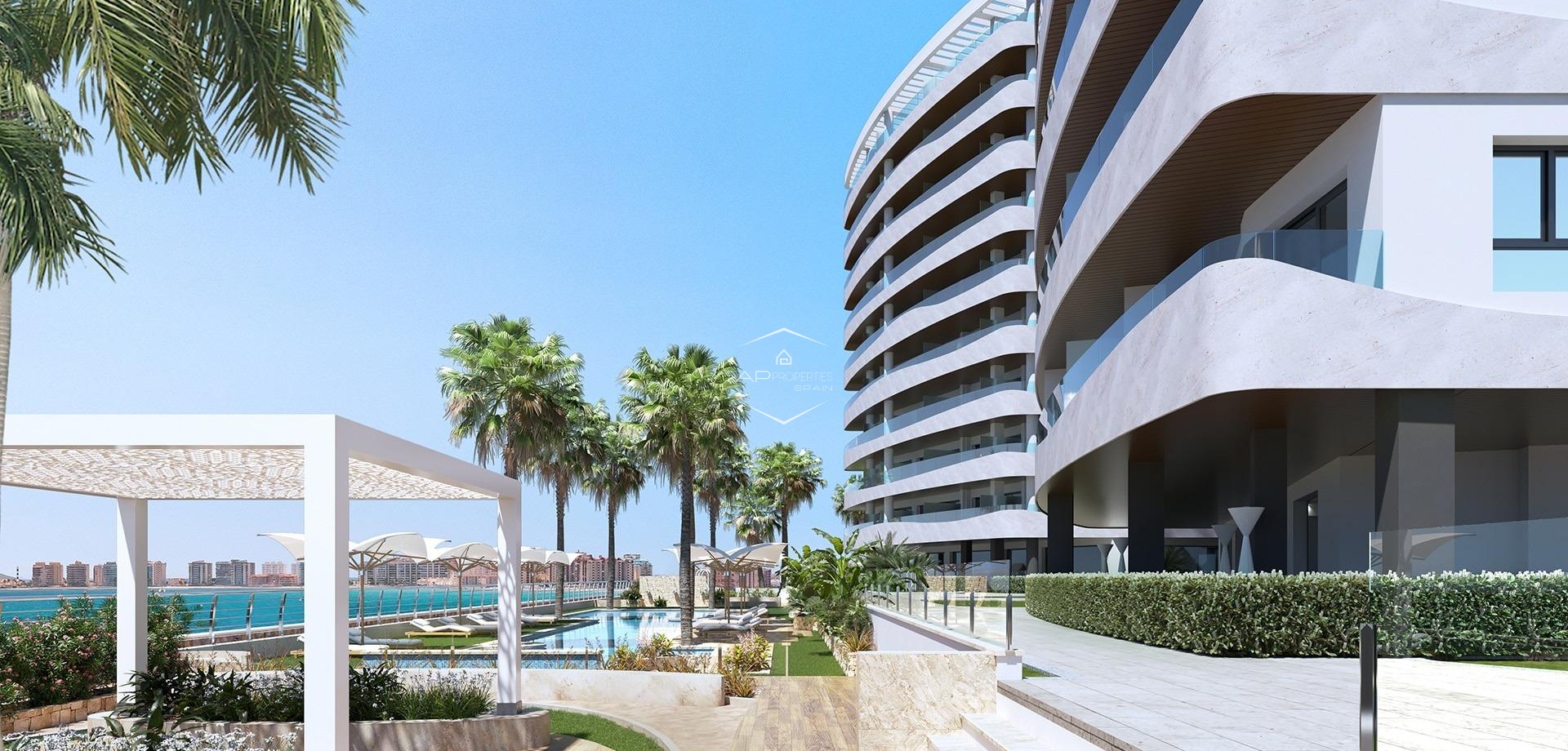 New Build - Apartment / flat -
La Manga del Mar Menor - 1ª Linea Del Mar Mediterraneo