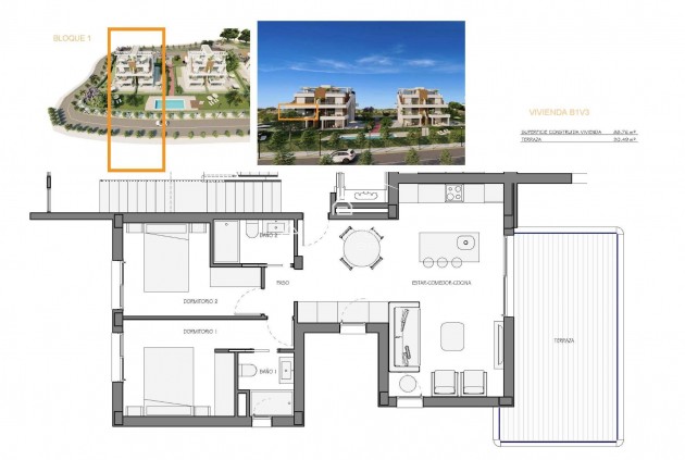 Nieuwbouw Woningen - Appartement / flat -
Fuente Álamo - Hacienda del Alamo