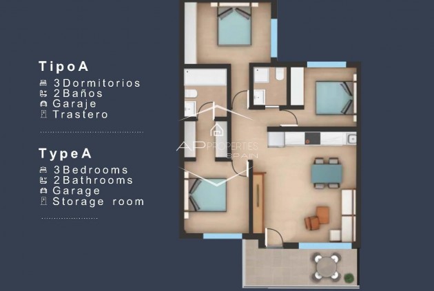 Nieuwbouw Woningen - Bungalow -
San Pedro del Pinatar - Los Pinos
