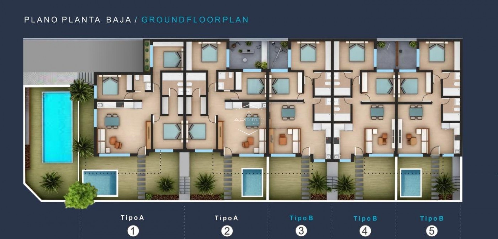 Nieuwbouw Woningen - Bungalow -
San Pedro del Pinatar - Los Pinos