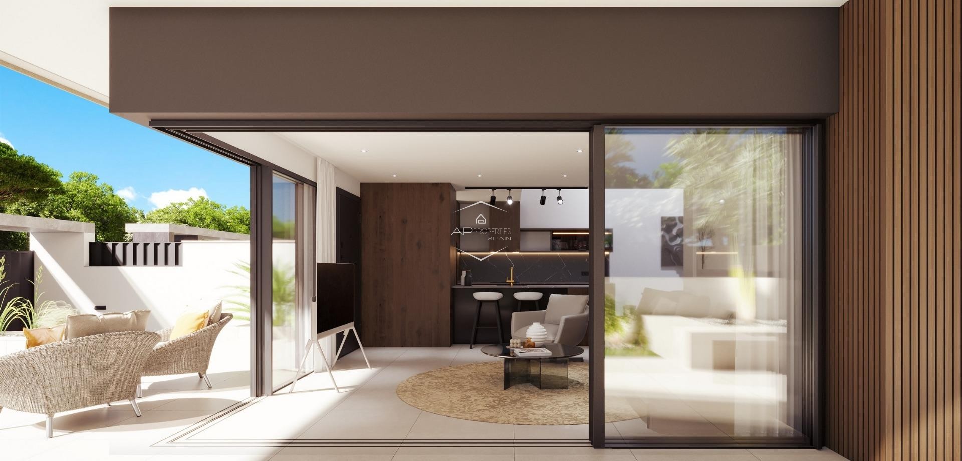 Nowy budynek - Willa - bliźniak -
Pilar de la Horadada - parques de Andromeda