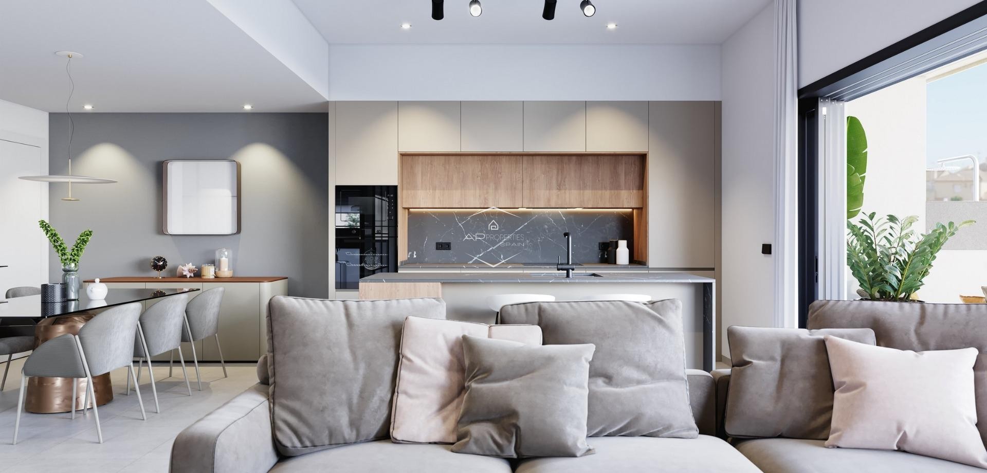 Nowy budynek - Willa - bliźniak -
Pilar de la Horadada - parques de Andromeda