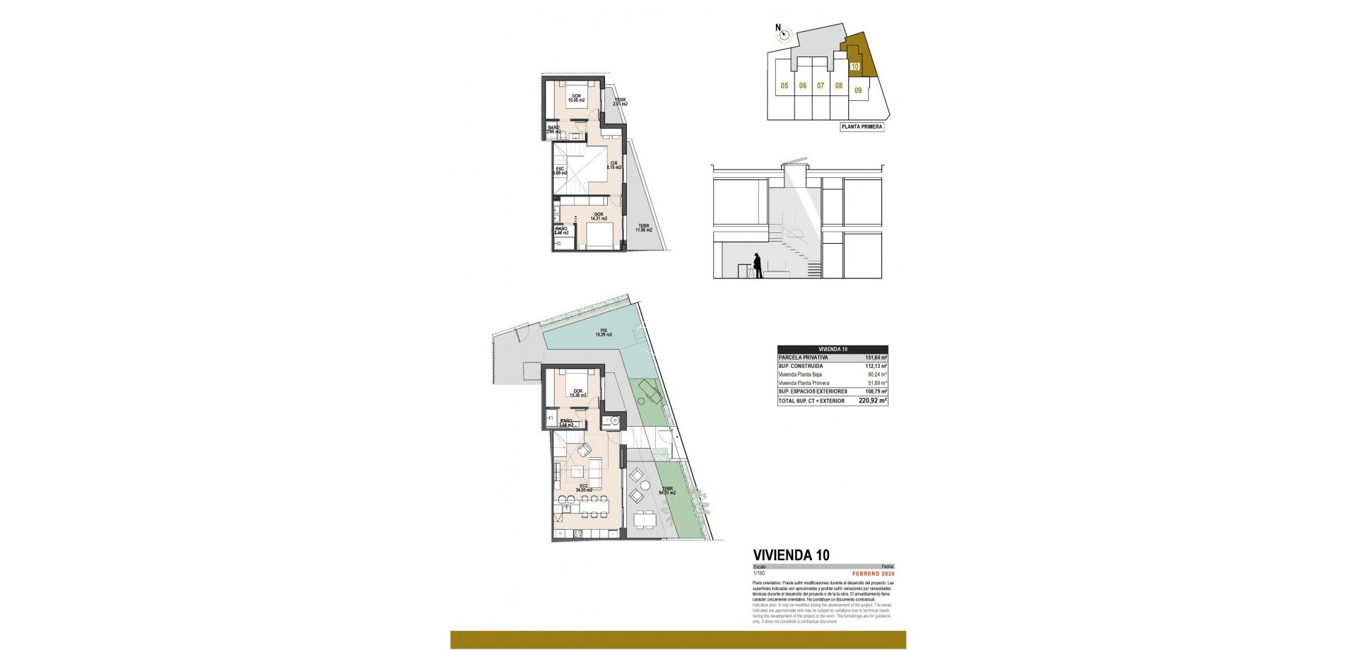 Nowy budynek - Willa - bliźniak -
Pilar de la Horadada - parques de Andromeda