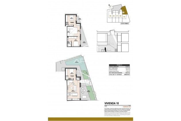 Nowy budynek - Willa - bliźniak -
Pilar de la Horadada - parques de Andromeda