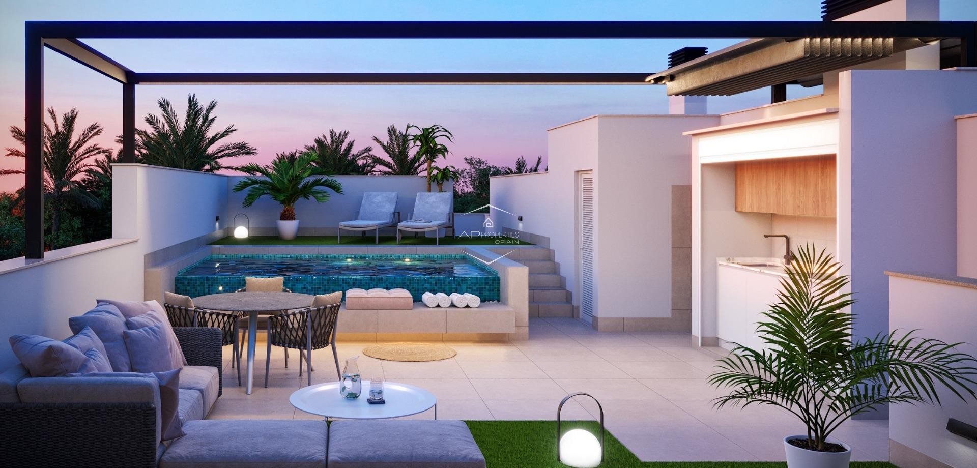 Nueva construcción  - Bungalow -
Pilar de la Horadada - parques de Andromeda