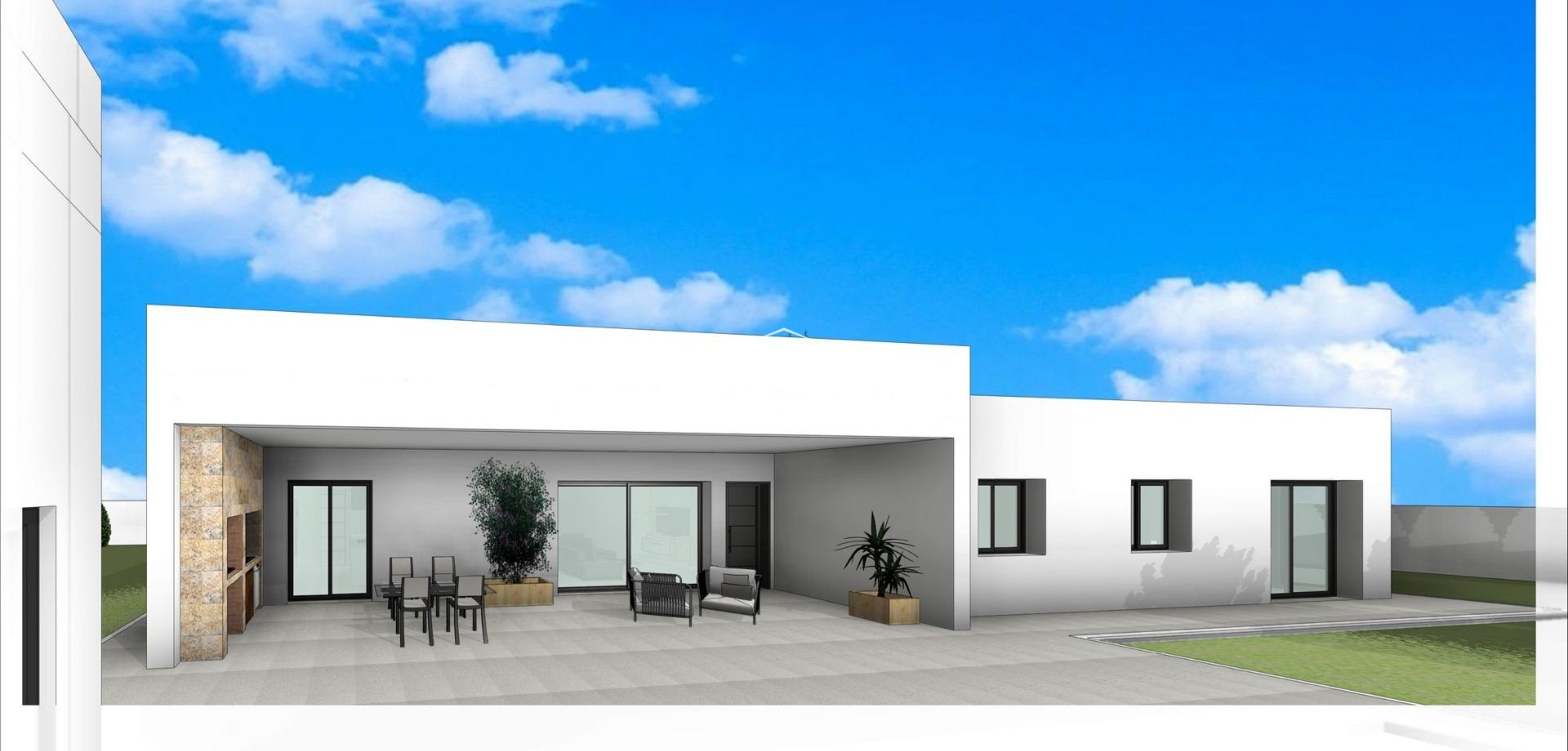 New Build - Villa - Detached -
Aspe - Poligono 19