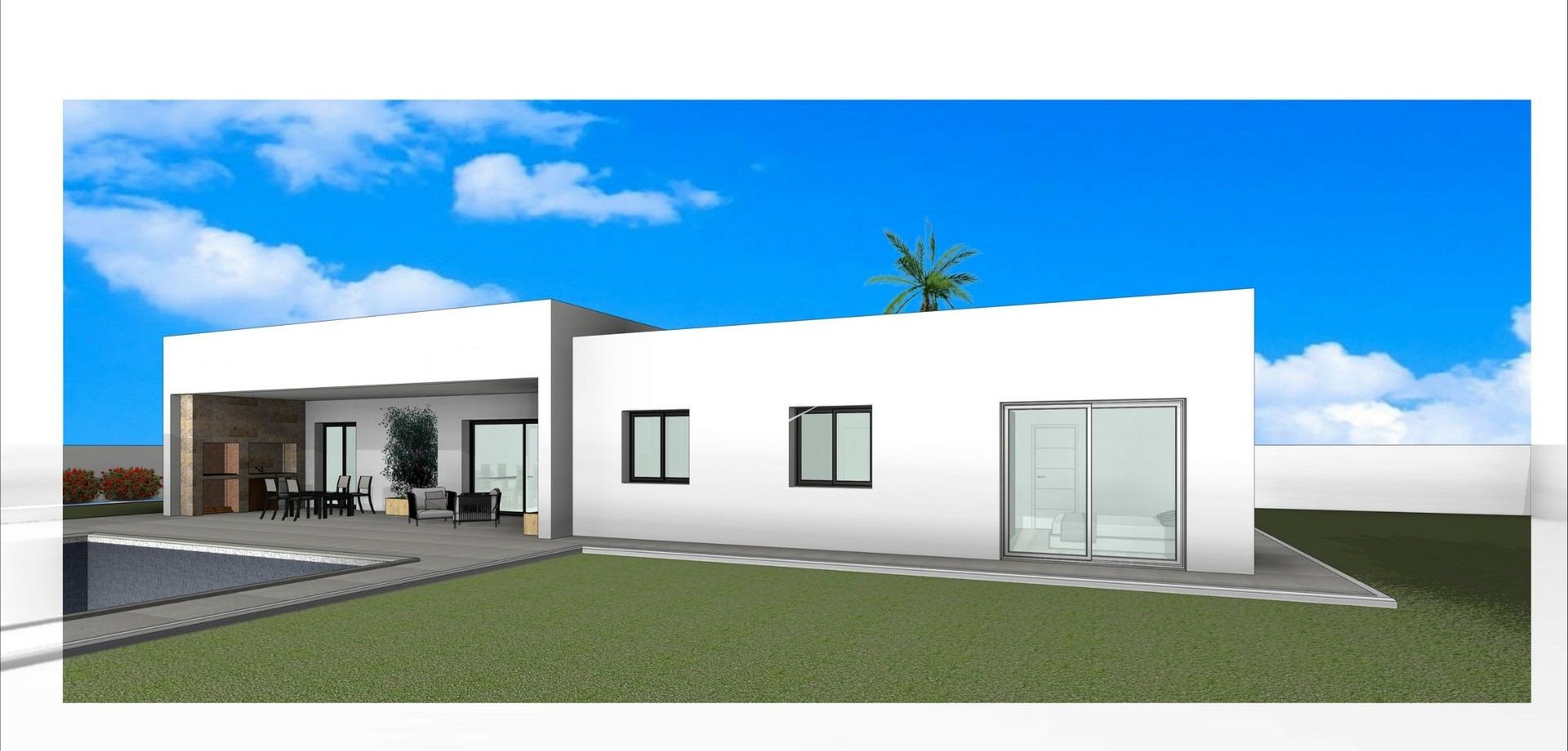 New Build - Villa - Detached -
Aspe - Poligono 19