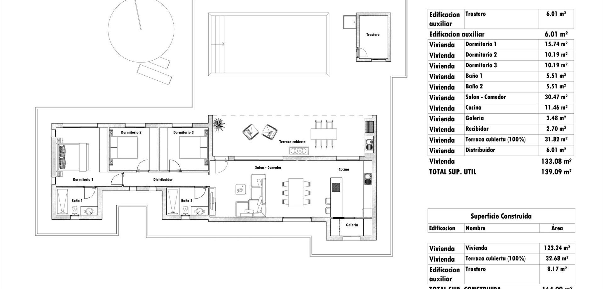 New Build - Villa - Detached -
Aspe - Poligono 19