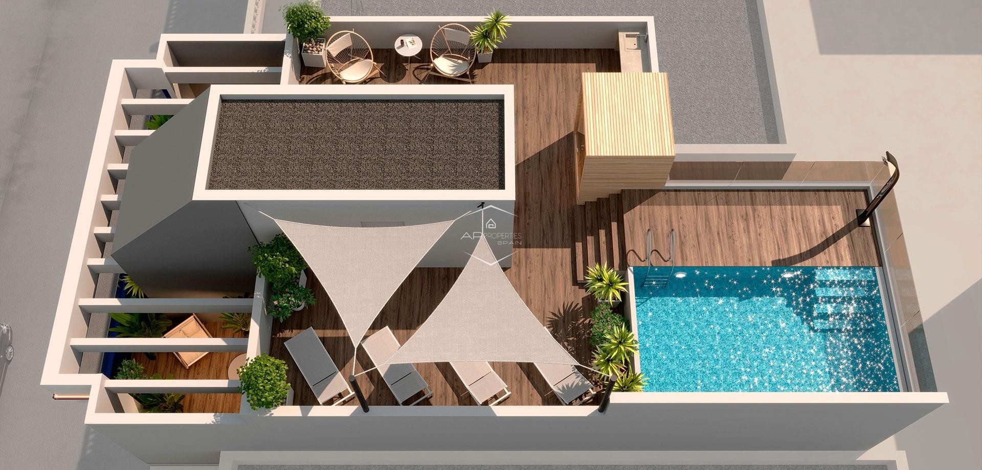 Nouvelle construction - Appartement - Penthouse -
Torrevieja - Playa del Acequión